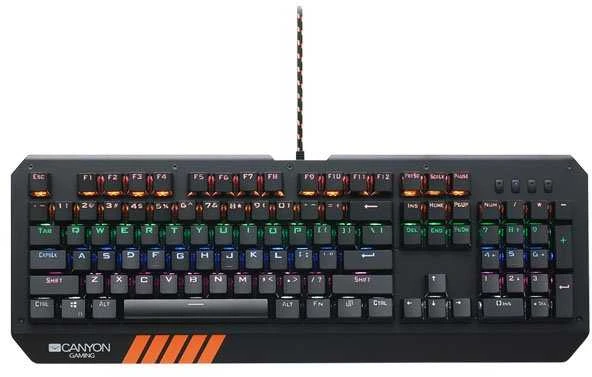 Mechaninė klaviatūra žaidimams Canyon Hazard GK-6, Mėlyna Switch, LED, RU išdėstymas