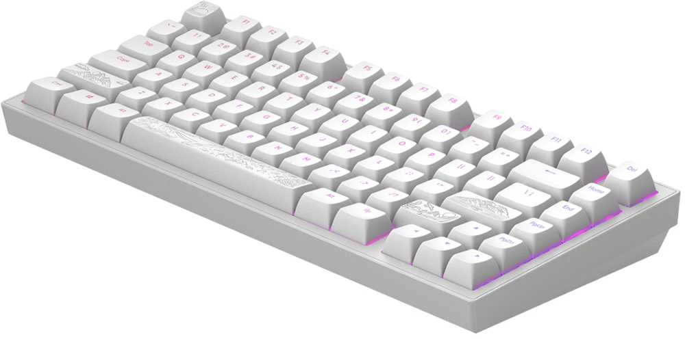 Klaviatūra Dark Project ALU Terra Nostra Baltas su laidu