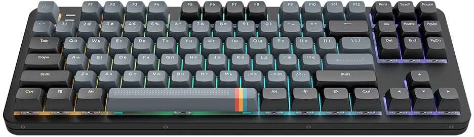 Klaviatūra Dark Project ALU87A Vidurnaktis, G3MS Cirkoninis jungiklis, RU