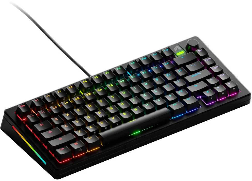 Glorious GMMK 3 75 % Custom Gaming-klaviatūra - Pre-Built, ANSI (US), Fox Switches, juodas