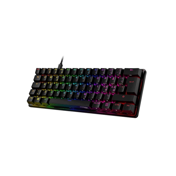 Mechaninė Žaidimų klaviatūra HyperX Alloy Origins 60, HyperX Red - Linear Switch, US išdėstymas