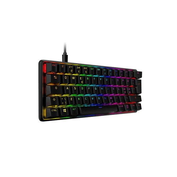 Mechaninė Žaidimų klaviatūra HyperX Alloy Origins 60, HyperX Red - Linear Switch, US išdėstymas
