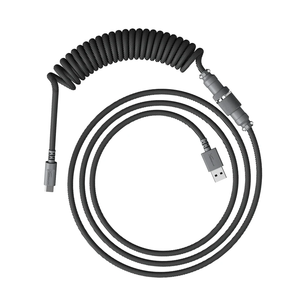 Hewlett Packard (HP) HP HyperX USB-C suvyniotas kabelis pilkas