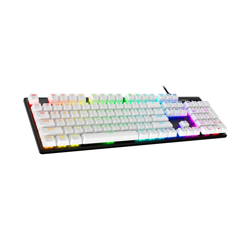 Pakaitiniai klavišai HyperX Full key Set Keycaps, baltos spalvos