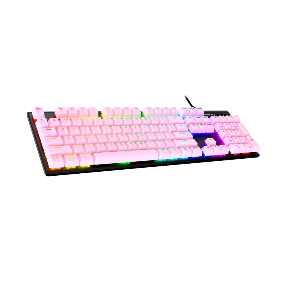 Pakaitiniai klavišai HyperX Full key Set Keycaps, rožinės spalvos