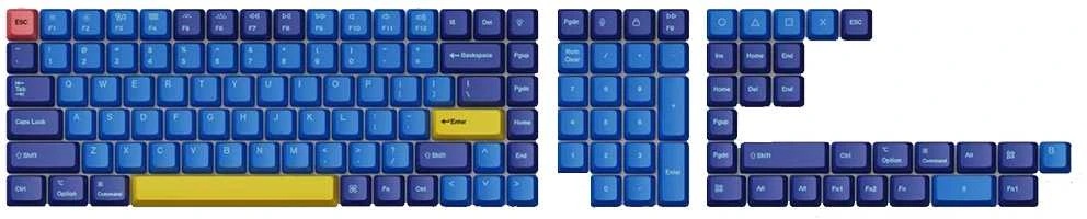 Klaviatūra Keychron Keycap Full Set OEM Dye-Sub PBT, Beach
