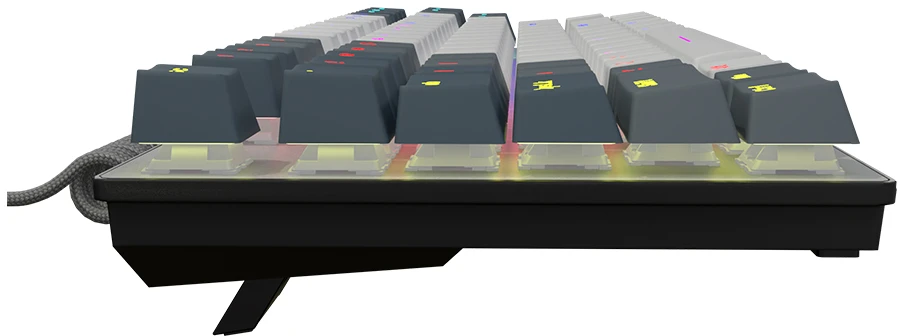 LORGAR Azar 514TKL, su laidu RGB mechaninė klaviatūra žaidimams, baltas, EN išdėstymas