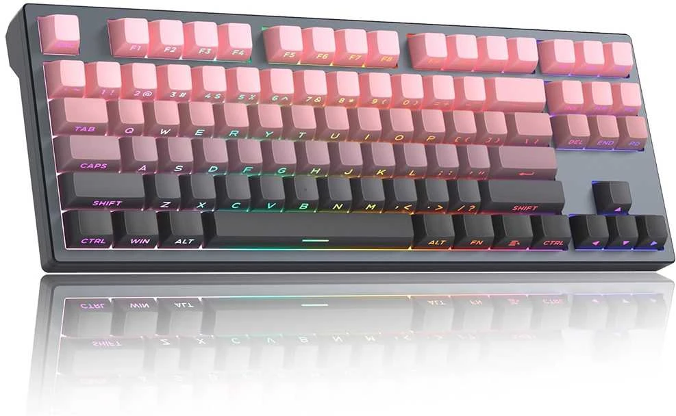Klaviatūra Magegee Captain87 Scarlet Dusk, RGB, Fairy Rabbit Switch, US