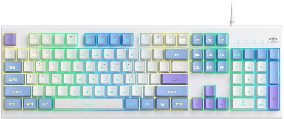 Klaviatūra Magegee K2 Iris Violetinė, RGB, US