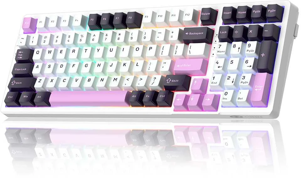Klaviatūra Magegee Light100 Violetinė Jade, RGB, Violet Switch, US