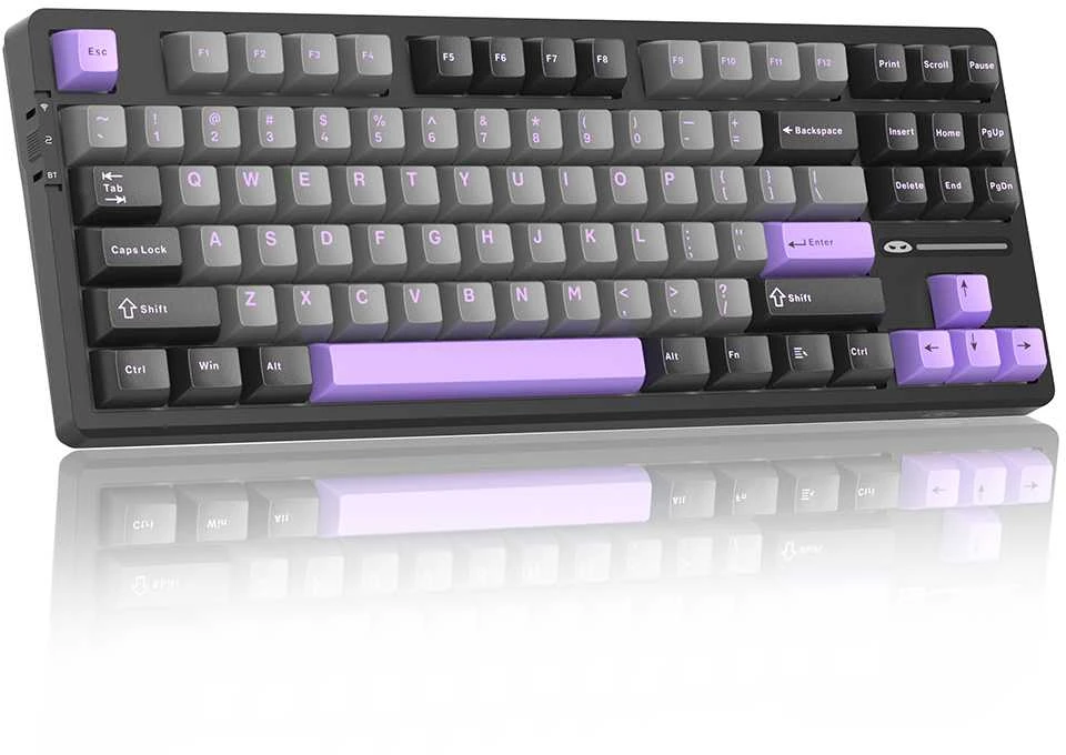 Klaviatūra Magegee Light87 Dark Violetinė, RGB, Mėlyna Whale Switch, US