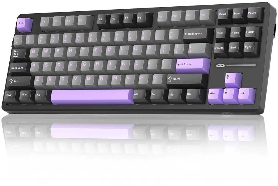 Klaviatūra Magegee Light87 Dark Violetinė, RGB, Mėlyna Whale Switch, US