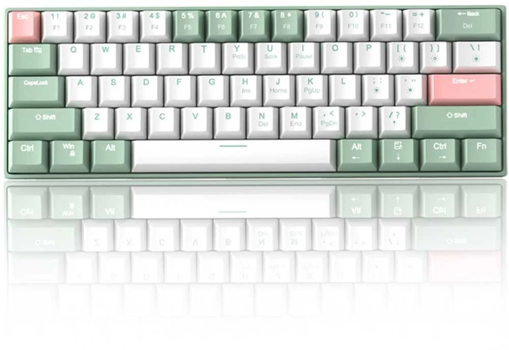 Klaviatūra Magegee STAR61 Rožinė Lotus A, RGB, Ginger Cat Switch, US