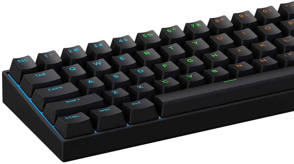 MCHOSE Ace 60 Pro laidinė magnetinė žaidimų klaviatūra | TTC Uranus Magnetic Switch-SE | Juodas
