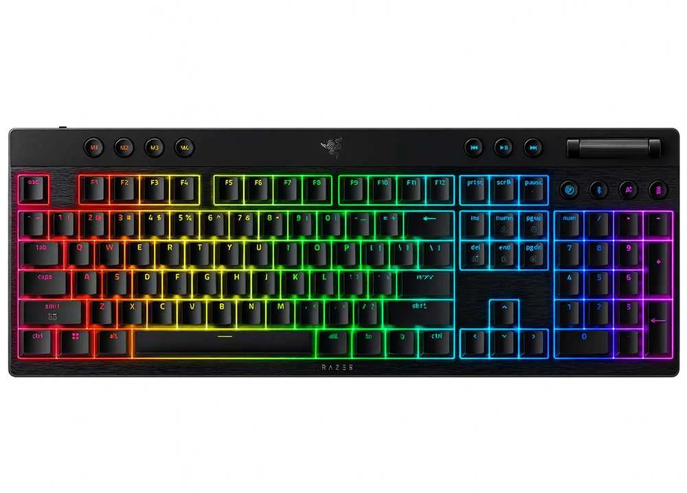 Klaviatūra žaidimams Razer BlackWidow V4 HyperSpeed Razer Geltona belaidė mechaninė su pašvietimu juoda