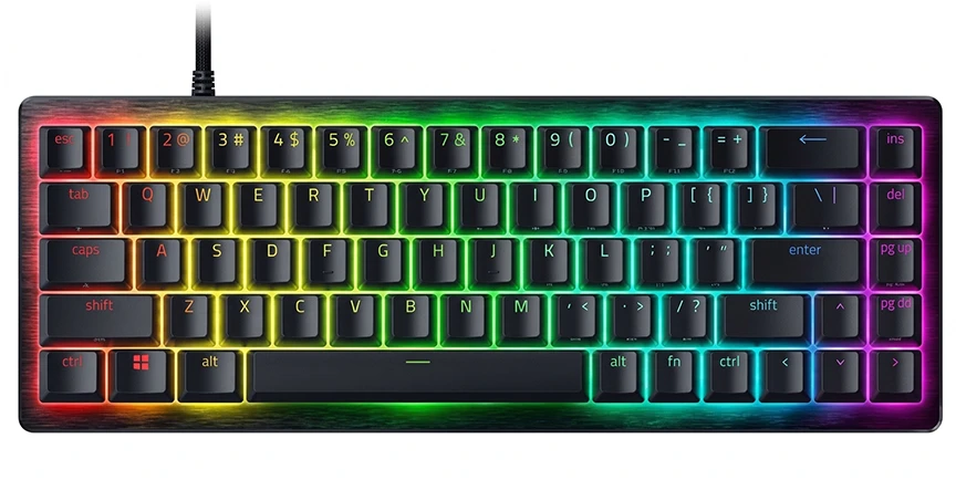 Žaidimų klaviatūra Razer Huntsman V3 HE Magnetic Mini 65% 8KHz