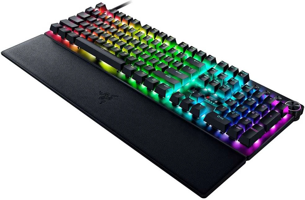 Razer Huntsman V3 Pro 8KHz | Klaviatūra žaidimams | su laidu | US | Razer Analog Optical Switch Gen-2 | Juodas