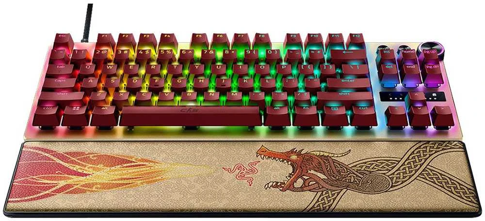 Razer Huntsman V3 Pro Tenkeyless | Klaviatūra žaidimams | su laidu | US | Razer Analog Optical Switch Gen-2 | Counter-Strike 2 Edition