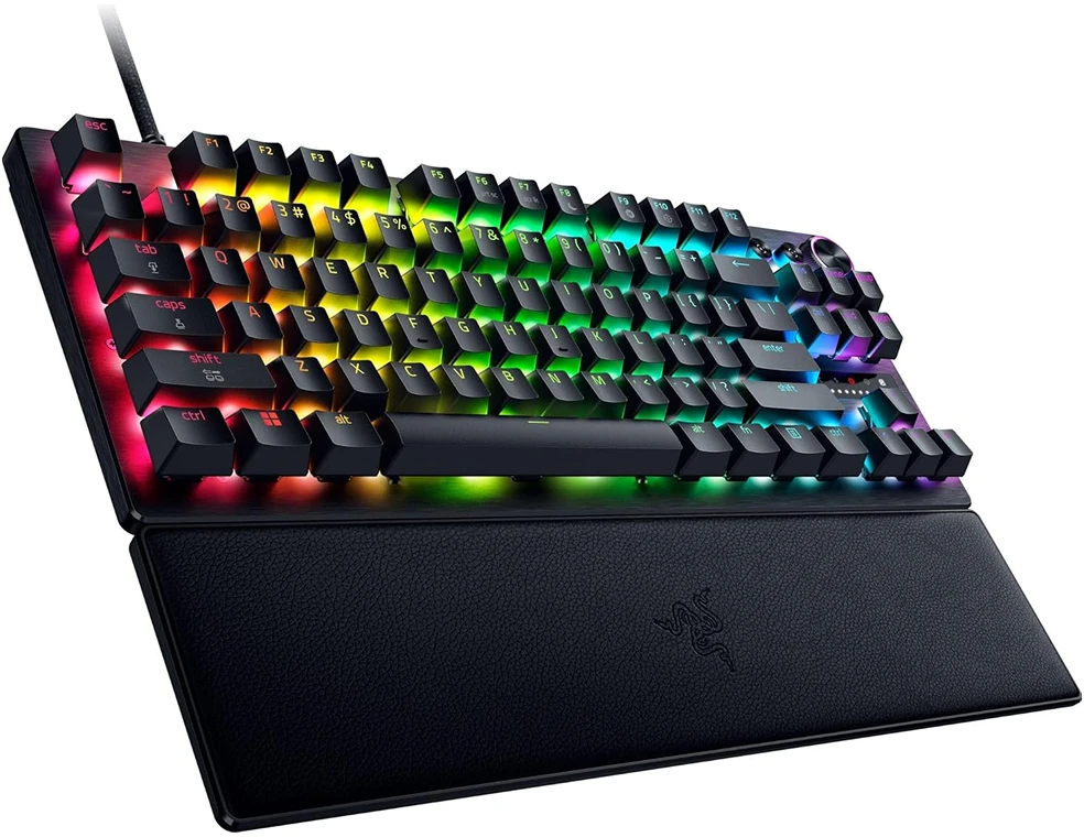 Razer Huntsman V3 Pro Tenkeyless 8KHz | Klaviatūra žaidimams | su laidu | US | Razer Analog Optical Switch Gen-2 | Juodas
