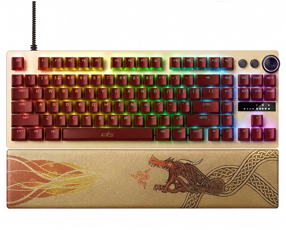 Razer Huntsman V3 Pro Tenkeyless | Klaviatūra žaidimams | su laidu | US | Razer Analog Optical Switch Gen-2 | Counter-Strike 2 Edition