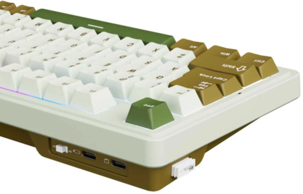 Klaviatūra ROYAL KLUDGE N99 Palm Žalias, rusvai gelsvas Switch, US