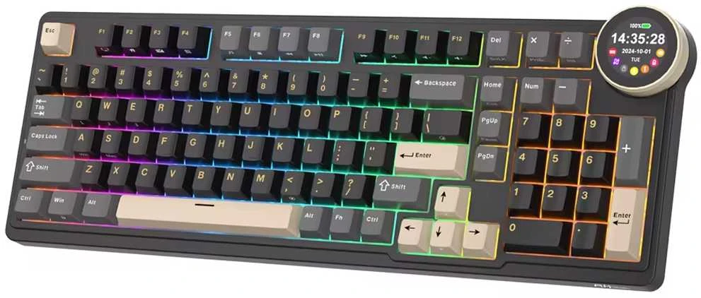 Klaviatūra Royal Kludge N99 (Phantom) - RK Creamy Switches