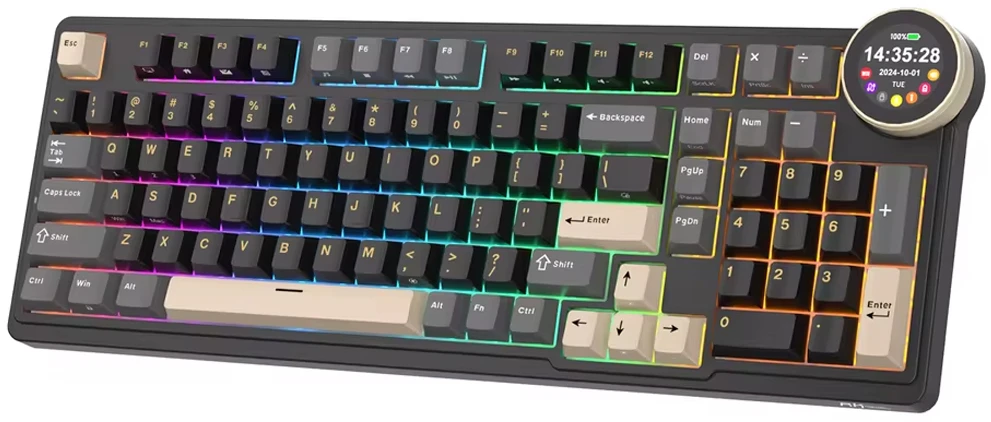 Klaviatūra Royal Kludge N99 (Phantom) - RK Violet Switches