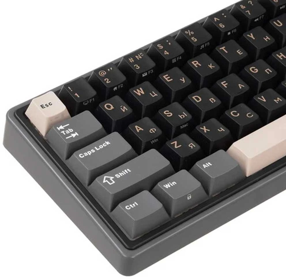 Klaviatūra ROYAL KLUDGE R65 Phantom, Chartreuse Switch, RU