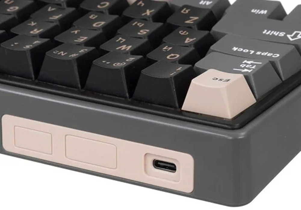 Klaviatūra ROYAL KLUDGE R65 Phantom, Chartreuse Switch, RU