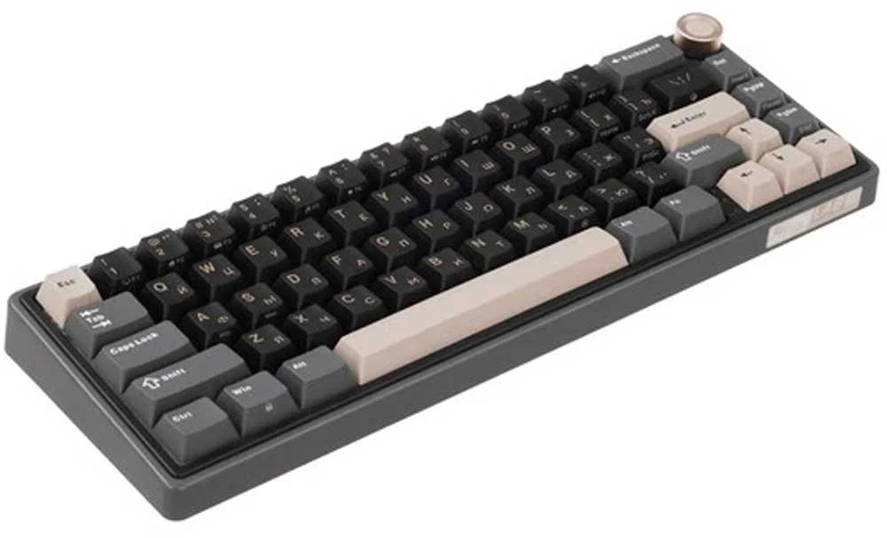 Klaviatūra ROYAL KLUDGE R65 Phantom, Chartreuse Switch, RU