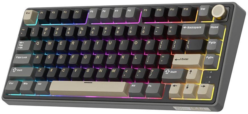 Klaviatūra ROYAL KLUDGE R75 Pro Phantom, Kreminis Switch, US