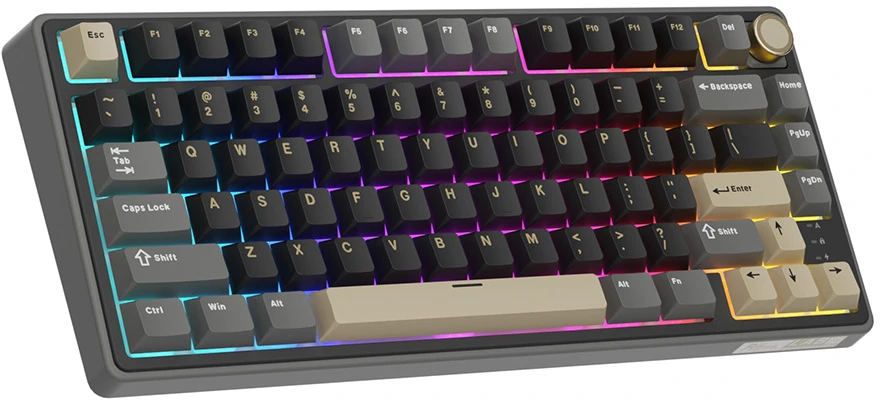 Klaviatūra ROYAL KLUDGE R75 Pro Phantom, Kreminis Switch, US