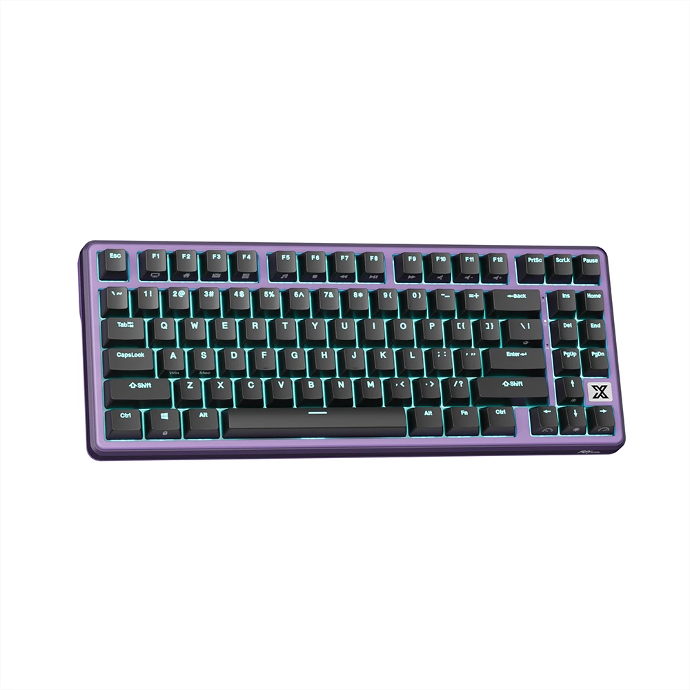 Royal Kludge RK X87 Blackberry Mousse laidinė klaviatūra| 87%, Hot-swap, Kreminis switches
