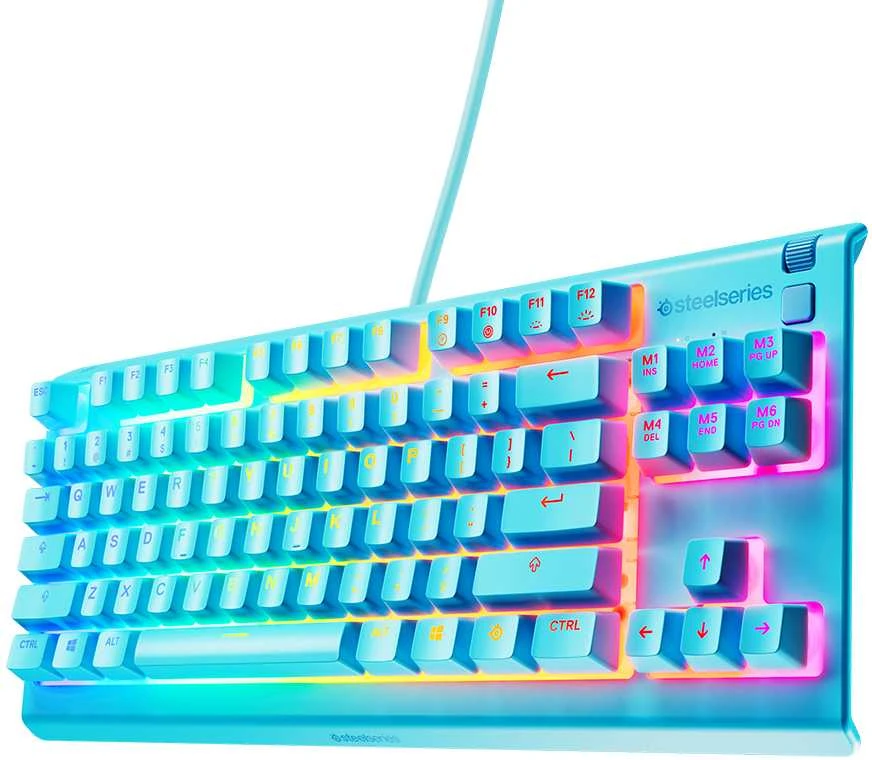 SteelSeries Apex 3 TKL | Klaviatūra žaidimams | su laidu | US | Aqua