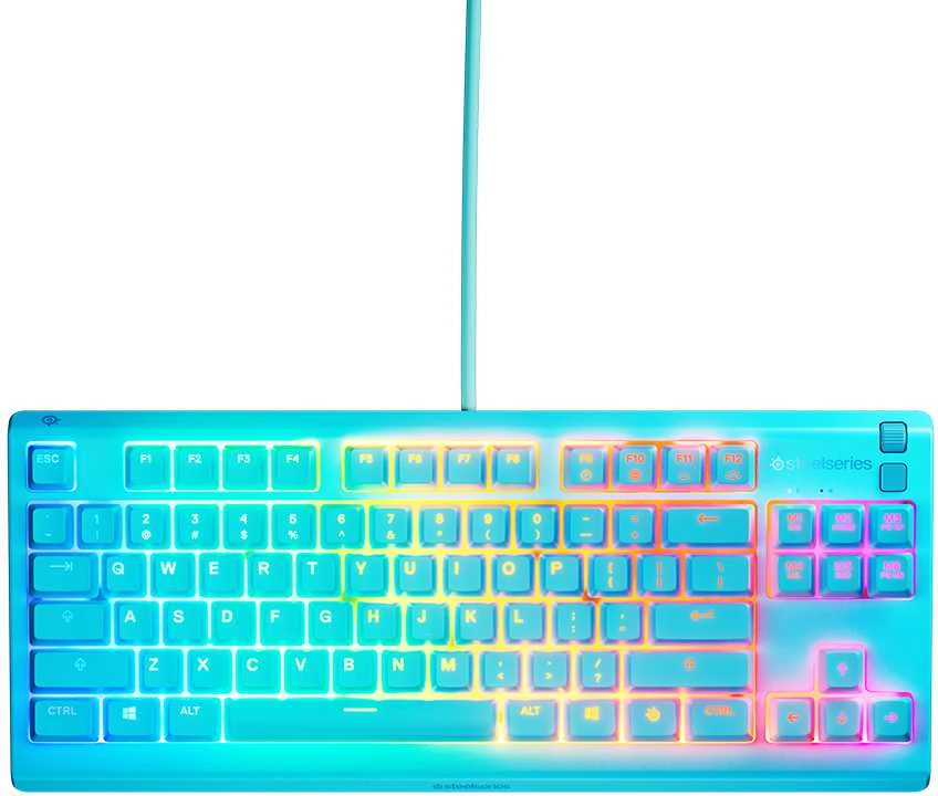 SteelSeries Apex 3 TKL | Klaviatūra žaidimams | su laidu | US | Aqua