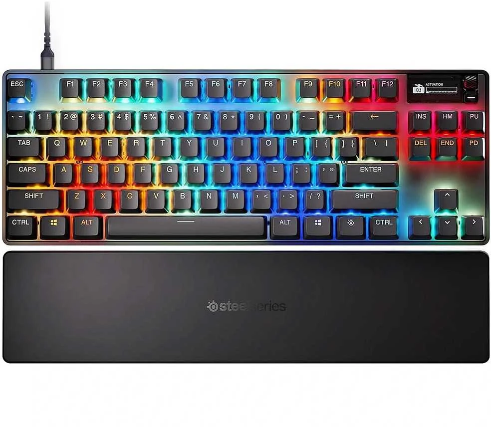 SteelSeries Apex Pro TKL Gen 3 | Klaviatūra žaidimams | su laidu | US | Juodas | USB-C | OmniPoint 3.0 Adjustable HyperMagnetic Switches