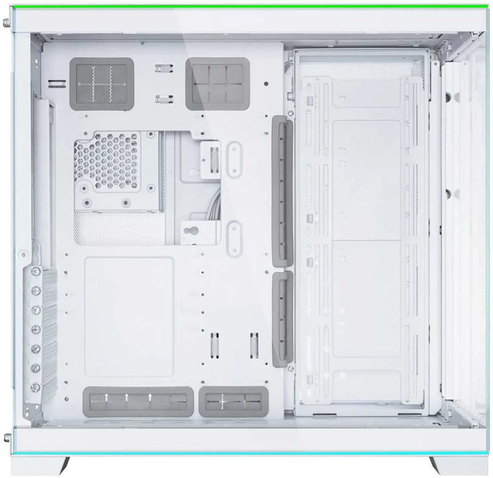 Lian Li O11D EVO RGB, Tempered Glass – baltos spalvos