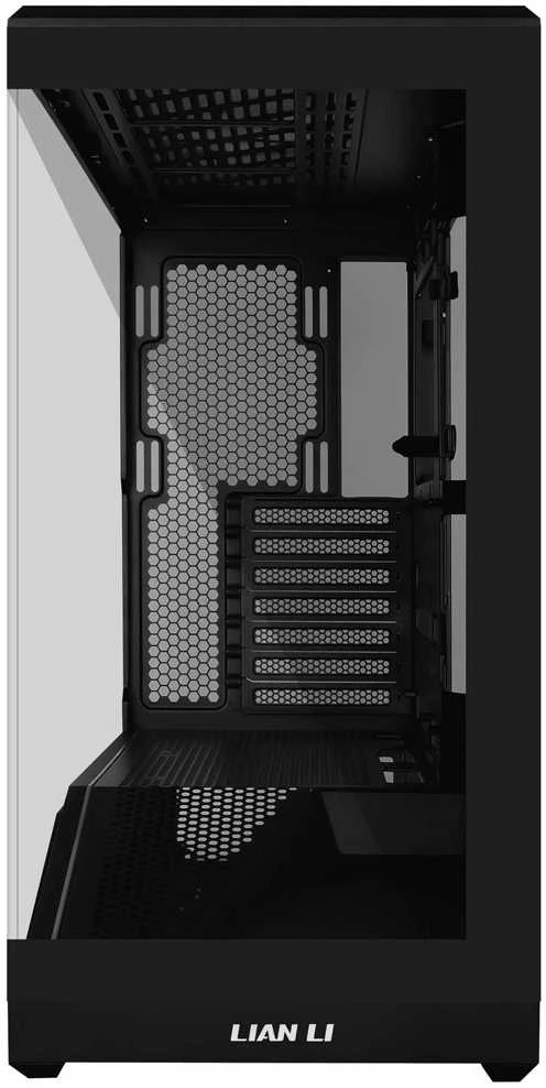 Lian Li Vector V100 PC-kompiuterio korpusas, Midi-Tower, ATX, RGB, Tempered Glass – juodos spalvos