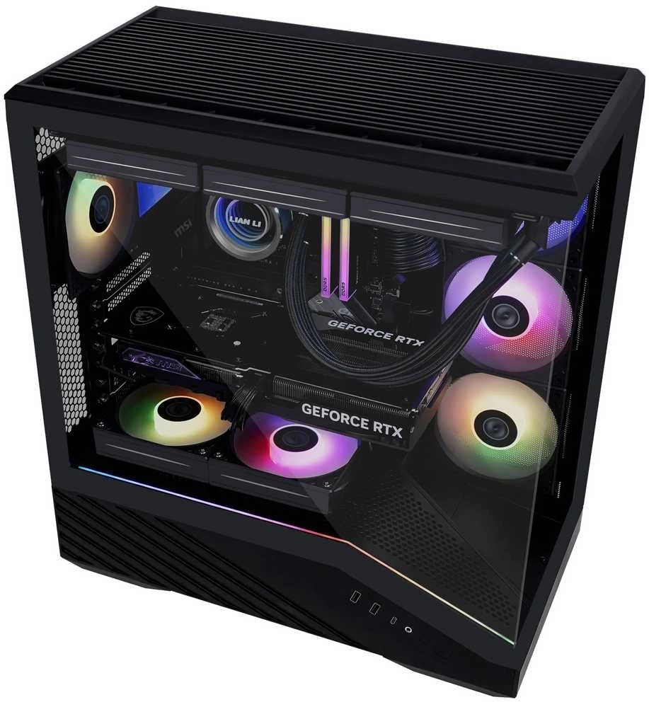 Lian Li Vector V100 PC-kompiuterio korpusas, Midi-Tower, ATX, RGB
