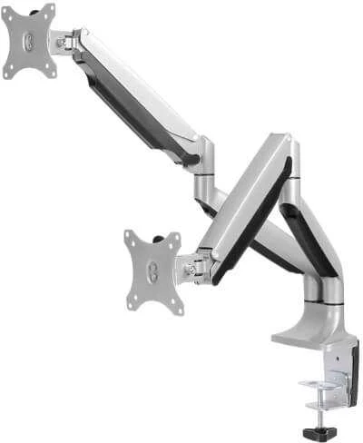 Laikiklis Logilink BP0043 Dual Monitorius Desk mount, 13"-32",gas spring, aluminum | Logilink