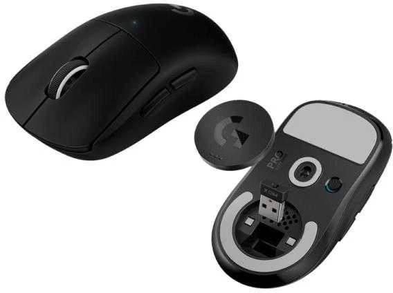 Belaidė žaidimų pelė Logitech G PRO X SUPERLIGHT, Juoda