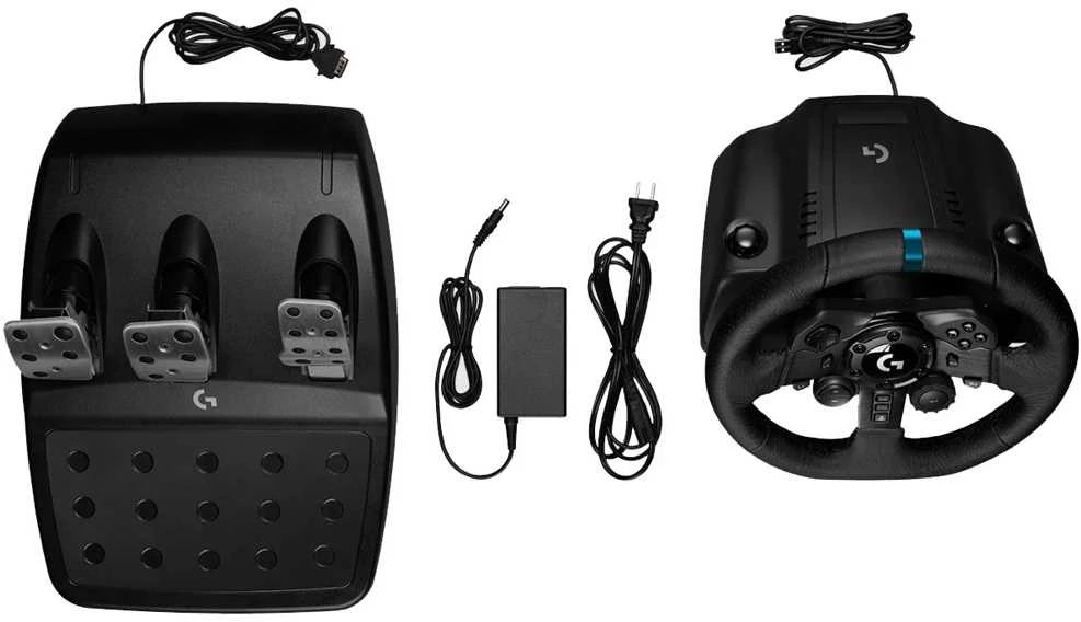 Logitech G923 TRUEFORCE simuliacinis lenktynių vairas su pedalais, skirtas PlayStation/PC
