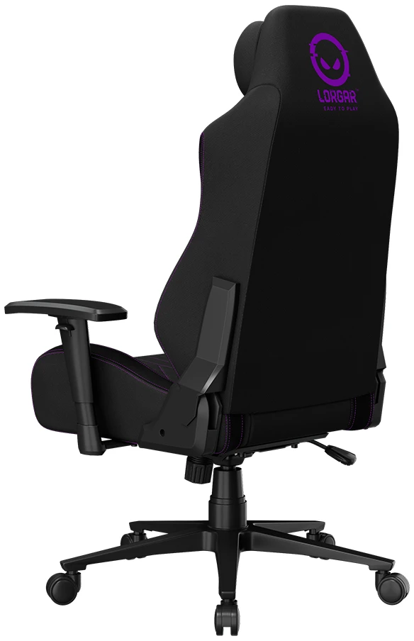 LORGAR CHA41 Fabric pažengusi žaidimų kėdė juoda/violetinė