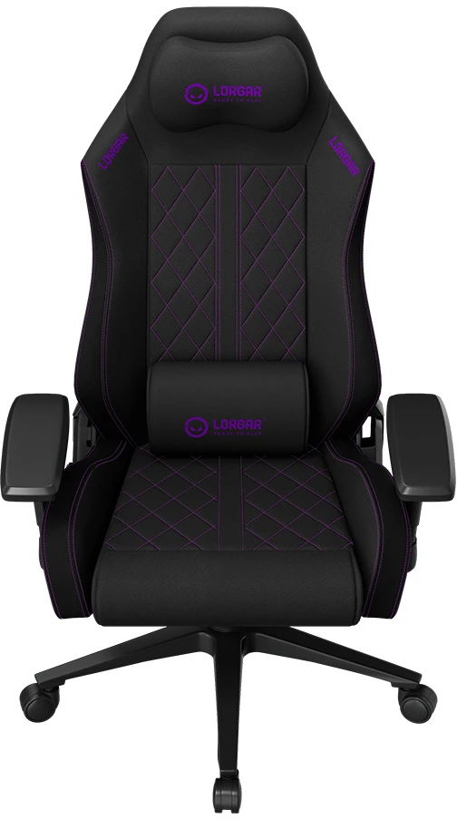 LORGAR CHA41 Fabric pažengusi žaidimų kėdė juoda/violetinė