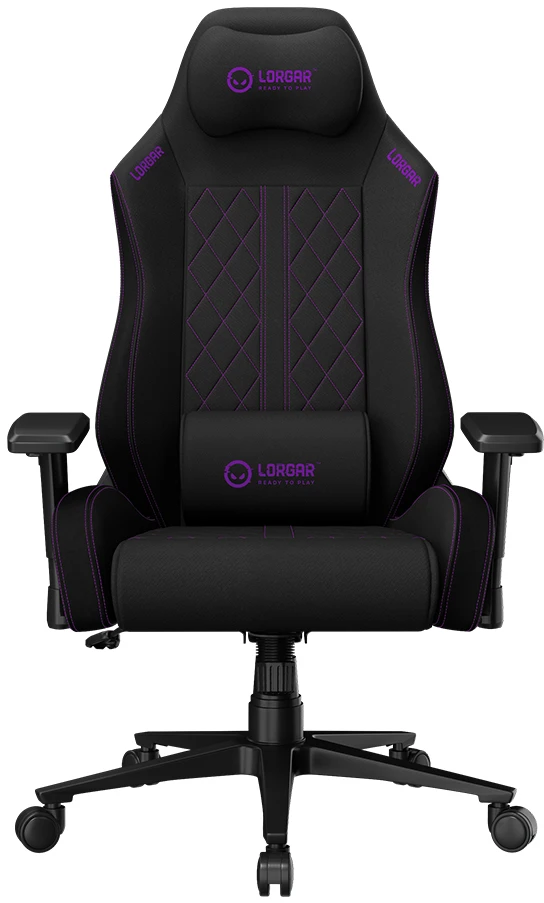 LORGAR CHA41 Fabric pažengusi žaidimų kėdė juoda/violetinė