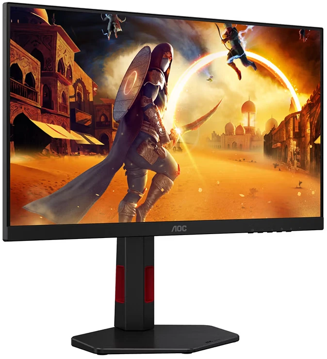 Žaidimų monitorius AOC 24G4ZR, 23.8" Full HD (1920x1080) Fast IPS, 260Hz (OC), 0.3ms MPRT, HDR10, Adaptive Sync