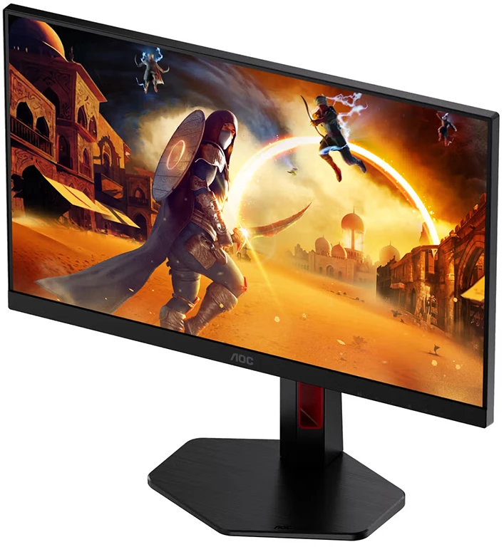 Žaidimų monitorius AOC 24G4ZR, 23.8" Full HD (1920x1080) Fast IPS, 260Hz (OC), 0.3ms MPRT, HDR10, Adaptive Sync