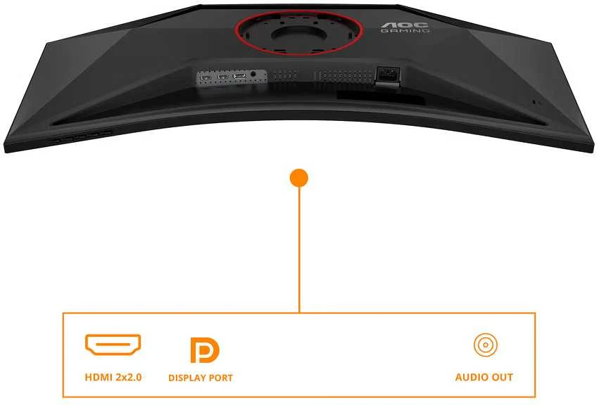 Žaidimų monitorius AOC CU34G4 / Curved / Fast VA | UWQHD | 21:9 | 180 Hz | 1 ms | 3440 x 1440 pikselių | 300 cd/m²