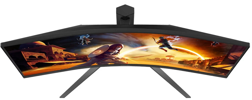 Žaidimų monitorius AOC CU34G4Z, 34" UWQHD (3440x1440) lenktas VA, 21:9, 180Hz, 1ms, FreeSync Premium, HDR