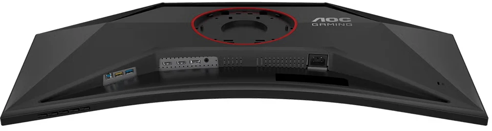 Žaidimų monitorius AOC CU34G4Z, 34" UWQHD (3440x1440) lenktas VA, 21:9, 180Hz, 1ms, FreeSync Premium, HDR